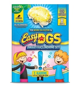 Easy Dikkati Güçlendirme Seti 4-7 Yaş B Kitapçığı - Osman Abalı