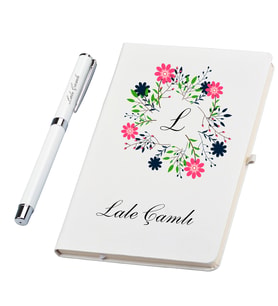 Kişiye Özel Hediye Defter Ve Kalem Seti