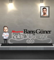 Kişiye Özel Aşçı Karikatürlü Kolay Yetişmiyor Ahşap Biblo Bay-4