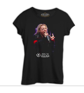 Arch Enemy - Angela Gossow Siyah Kadın Tshirt