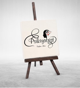 BK Gift Kişiye Özel Psikiyatrist Şovaleli Doğal Taş  1