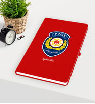 BK Gift Kişiye Özel Polis Çevik Kuvvet Temalı Kırmızı Defter