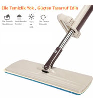 Otomatik Sıkma Mekanizmalı Sihirli Mop (Krem)