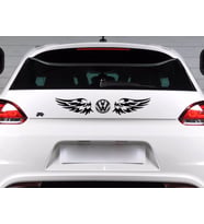 Kanat Oto Sticker Yapıştırma 18x8CM