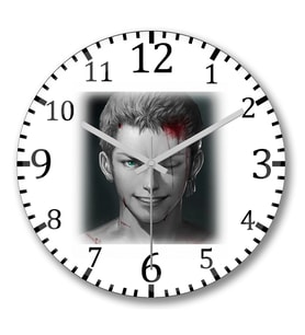 Roronoa Zoro Real Life Duvar Saati Bombeli Gercek Cam