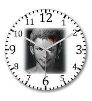 Roronoa Zoro Real Life Duvar Saati Bombeli Gercek Cam