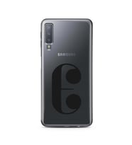 Samsung A7 (2018) Harf Tasarımlı Telefon Kılıfı E-Harfi 
