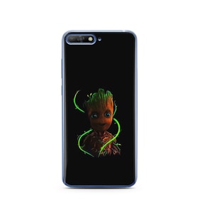 Baby Groot Tasarım Süper Şeffaf Silikon Telefon Kılıfı Huawei Y6 2018