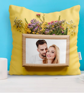 BK Gift Kişiye Özel Fotoğraflı  Kırlent Yastık  2