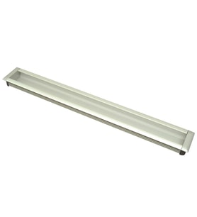 Dörtgen Boy Gömme Kulp Tüm Ölçüler 160 MM (Gri)