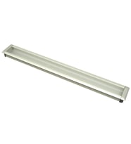Dörtgen Boy Gömme Kulp Tüm Ölçüler 160 MM (Gri)