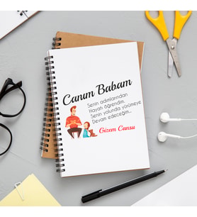 Canım Babam Defteri Kişiye Özel