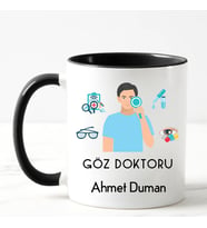 Göz Doktoru  Kupa Bardağı Siyah