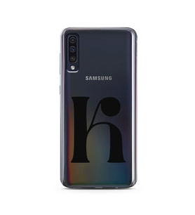 Samsung A50 Harf Tasarımlı Telefon Kılıfı K-Harfi 