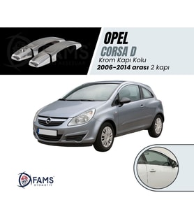 OPEL CORSA D 2006-2014 Kapı Kolu 2 kapı P.Çelik