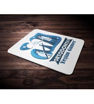 Kişiye Özel Ortodontist 2 Tasarımlı Mouse Pad (Renksiz)