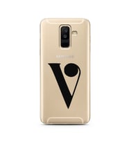 Samsung A6 Plus Harf Tasarımlı Telefon Kılıfı V-Harfi 