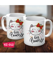 Kişiye Özel İsimli Prenses Kedi Hediye Kupa Bardak