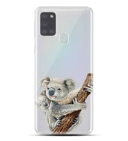 Kılıfland Samsung Galaxy A21S Kılıf Silikon Resimli Kapak Koalas Stok 1125