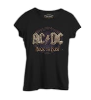 AC DC - Rock or Bust Siyah Bayan Tshirt