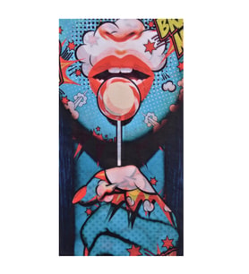 Blue Lolipop Bandana
