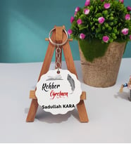 Rehber Öğretmen Ahşap Anahtarlık