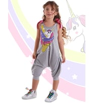 Unicorncup Kız Çocuk Tulum (Gri)