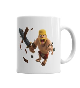 Clash of Clans  Barbaro War Kupa Bardak Porselen