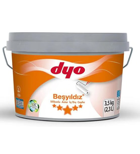 Dyo Beşyıldız Silikonlu İç Dış Astar 3.5 Kg Beyaz