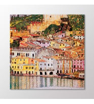 Arty Tablo Malcesıne Sul Lago Dı Garda Tablo (Karışık)