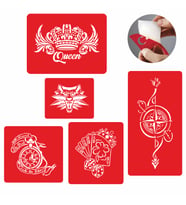 Zamana Karşı Şablon Seti Tattoo SPREYSİZ