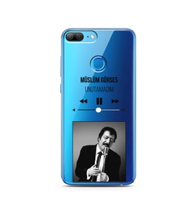 Müslüm Gürses Mp3 Tasarımlı Süper Şeffaf Silikon Telefon Kılıfı Huawei Honor 9 L