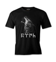 Türk Kurt Siyah Erkek Tshirt