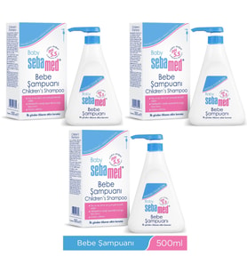 Sebamed Bebek Şampuanı 500ML Pompalı (3 Lü Set)
