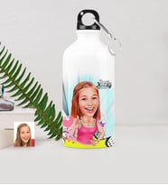 BK Gift Kişiye Özel Bayan Karikatürlü Metal Suluk 500 Ml 7