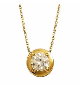 Tektaş Kolye 1,31 Gram 14 Ayar Altın (Sarı)