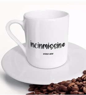 BK Gift Kişiye Özel İncinmişsin Kahve Fincanı-2 (Beyaz)