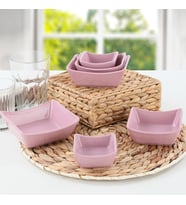 Keramika Violet Sandal Çerezlik/Sosluk 8/10/12 Cm 6 Adet