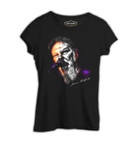 Metallica - James Microphone Siyah Kadın Tshirt