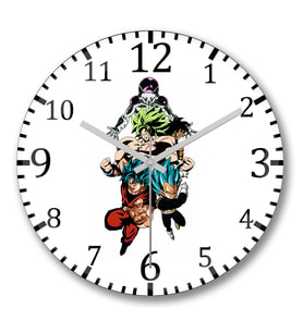 Dragon Broly  Duvar Saati Bombeli Gercek Cam