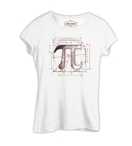Matematik - Pi 19 Beyaz Kadın Tshirt