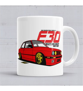 Bmw E30 Beauty Kupa Bardak Porselen