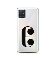 Samsung A51 Harf Tasarımlı Telefon Kılıfı E-Harfi 