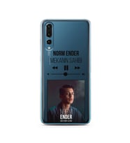 Norm Ender Mp3 Tasarımlı Süper Şeffaf Silikon Telefon Kılıfı Huawei P20 Pro  