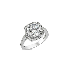 925 Ayar Gümüş Starlight Diamond Bayan Yüzük (Beyaz)
