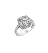 925 Ayar Gümüş Starlight Diamond Bayan Yüzük (Beyaz)
