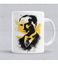 Mustafa Kemal Atatürk Kupa Bardak  Porselen