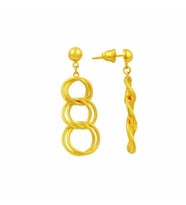 Küpe Saman Yolu Model 5,15 Gram 22 Ayar Altın