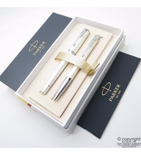 Parker Urban Premium İnci Metal Roller Kalem + Tükenmez Kalem Set  İsme Özel Kalem  Hediyelik Kalem