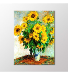 Arty Tablo Ayçiçeği Buketi Tablo (Karışık)
